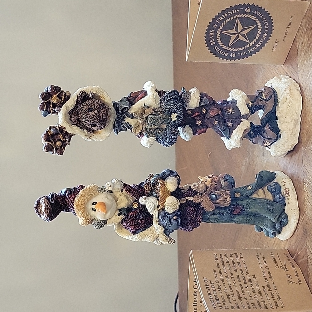 Two Adorable Boyd's Bears Figures
